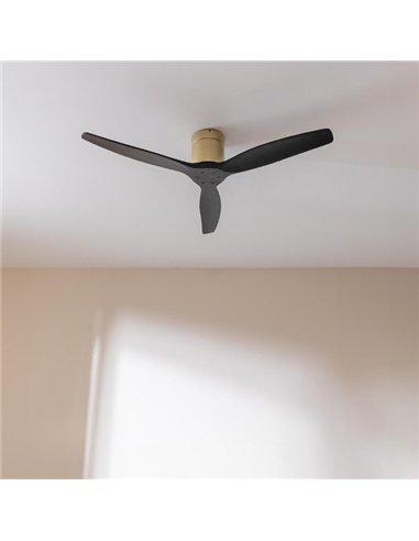 Cecotec EnergySilence Aero 5500 Aqua GoldBlack Connected Ventilador de Techo 40W, Mando a Distancia y WiFi
