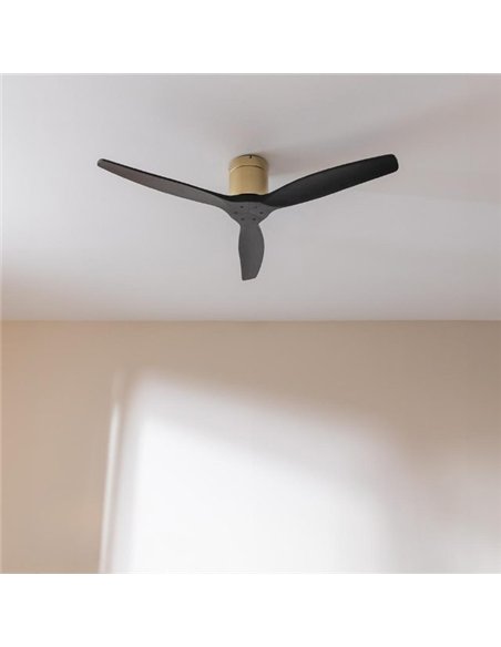 Cecotec EnergySilence Aero 5500 Aqua GoldBlack Connected Ventilador de Techo 40W, Mando a Distancia y WiFi