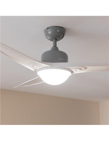 Cecotec EnergySilence Aero 560 IronWhite Ventilador de Techo 60W con Luz Led y Mando a Distancia