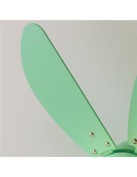 Cecotec EnergySilence Aero 3600 VisionFull Green Ventilador de Techo de 50W con Lámpara, 3 Velocidades