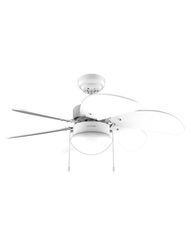Cecotec EnergySilence Aero 3600 VisionFull White Ventilador de Techo de 50W con Lámpara, 3 Velocidades