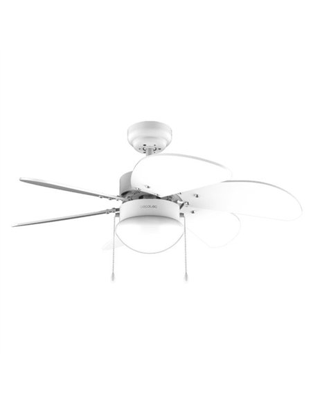 Cecotec EnergySilence Aero 3600 VisionFull White Ventilador de Techo de 50W con Lámpara, 3 Velocidades