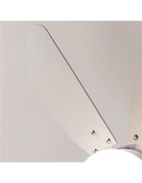 Cecotec EnergySilence Aero 3600 VisionFull White Ventilador de Techo de 50W con Lámpara, 3 Velocidades