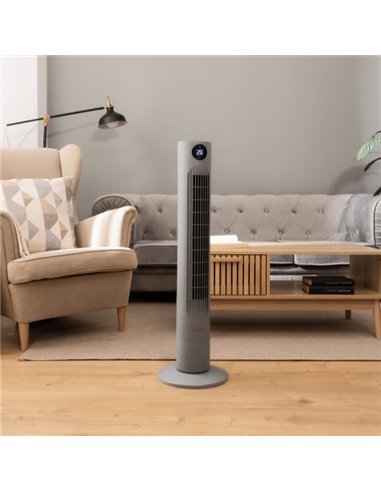 Cecotec EnergySilence 800 Skyline Smart Ventilador de Torre de 36" con 60W, Mando a Distancia