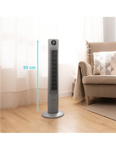 Cecotec EnergySilence 800 Skyline Smart Ventilador de Torre de 36" con 60W, Mando a Distancia