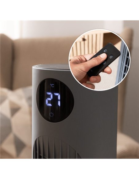 Cecotec EnergySilence 800 Skyline Smart Ventilador de Torre de 36" con 60W, Mando a Distancia