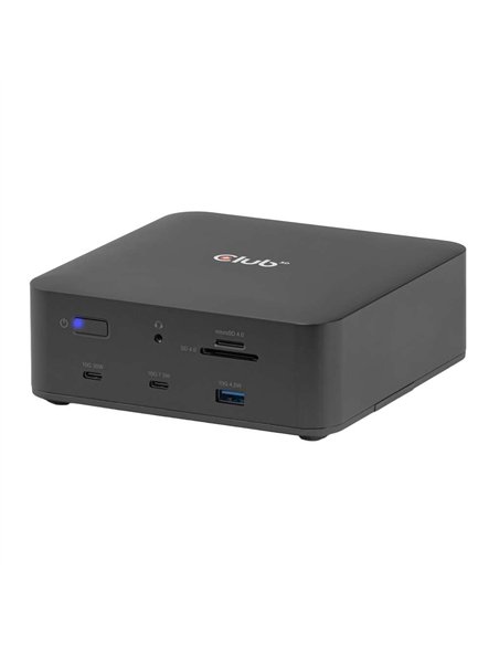 Club 3D CSV-2562 Docking Station Thunderbolt 5 con 12 Puertos, SSD M.2, 2xHDMI, 8K/60Hz