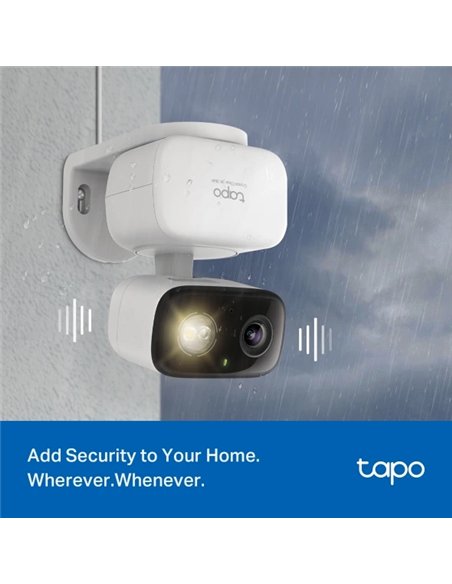 TP-Link Tapo C216 Cámara de Vigilancia 360º Interior/Exterior, 2K 3MP, Detección IA Gratuita, Visión Nocturna