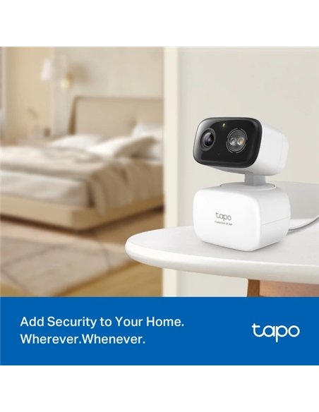 TP-Link Tapo C216 Cámara de Vigilancia 360º Interior/Exterior, 2K 3MP, Detección IA Gratuita, Visión Nocturna