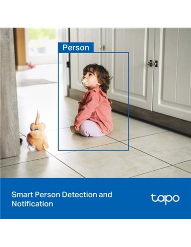 TP-Link Tapo C216 Cámara de Vigilancia 360º Interior/Exterior, 2K 3MP, Detección IA Gratuita, Visión Nocturna
