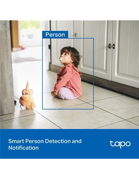 TP-Link Tapo C216 Cámara de Vigilancia 360º Interior/Exterior, 2K 3MP, Detección IA Gratuita, Visión Nocturna