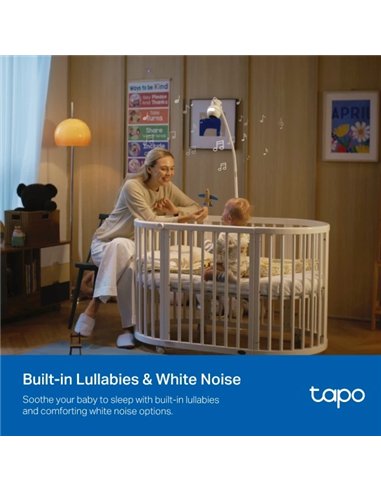 TP-Link Tapo C840 Cámara para Bebés WiFi 2K QHD Visión Nocturna Audio Bidireccional Monitor