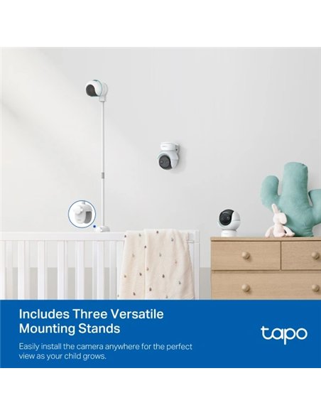 TP-Link Tapo C840 Cámara para Bebés WiFi 2K QHD Visión Nocturna Audio Bidireccional Monitor