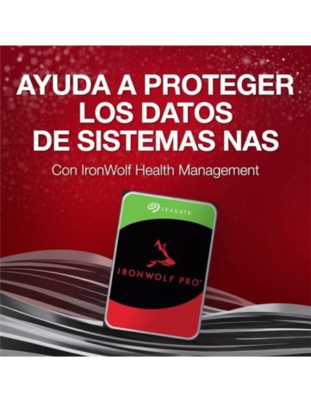 Seagate IronWolf Pro ST8000NT001 8TB 3.5" SATA 3 Disco Duro