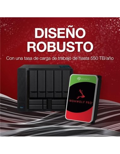 Seagate IronWolf Pro ST8000NT001 8TB 3.5" SATA 3 Disco Duro