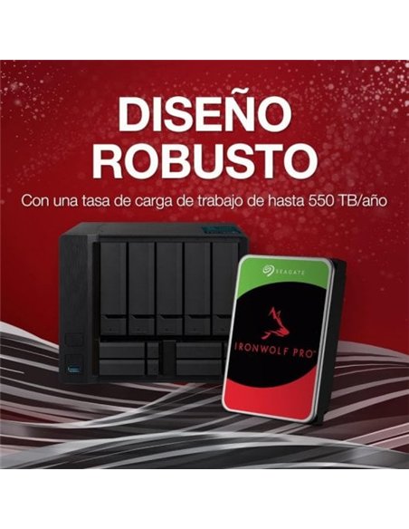 Seagate IronWolf Pro ST8000NT001 8TB 3.5" SATA 3 Disco Duro