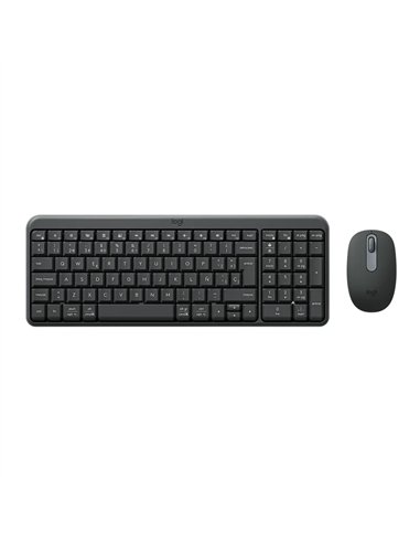 Logitech MK250 Teclado y Ratón Bluetooth Negro Español