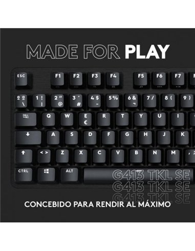 Logitech G413 TKL SE Teclado Gaming Mecánico Retroiluminado