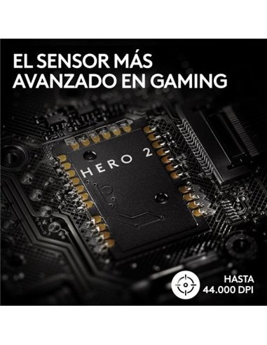 Logitech G PRO X Superlight 2 Lightspeed Ratón Inalámbrico Gaming Negro 44000 DPI