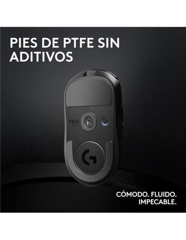 Logitech G PRO X Superlight 2 Lightspeed Ratón Inalámbrico Gaming Negro 44000 DPI