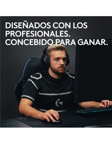 Logitech G PRO X Superlight 2 Lightspeed Ratón Inalámbrico Gaming Negro 44000 DPI