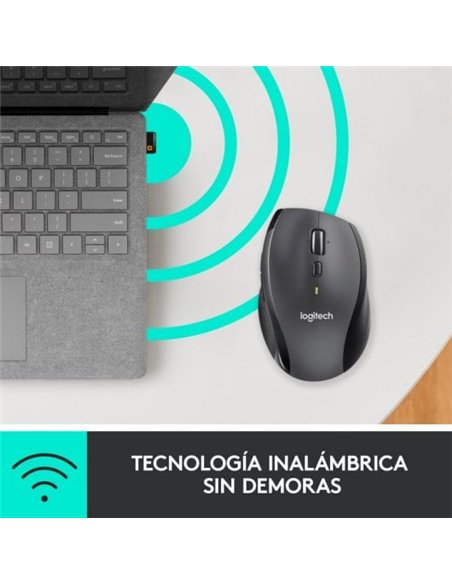 Logitech M705 Marathon Ratón Inalámbrico 1000 DPI