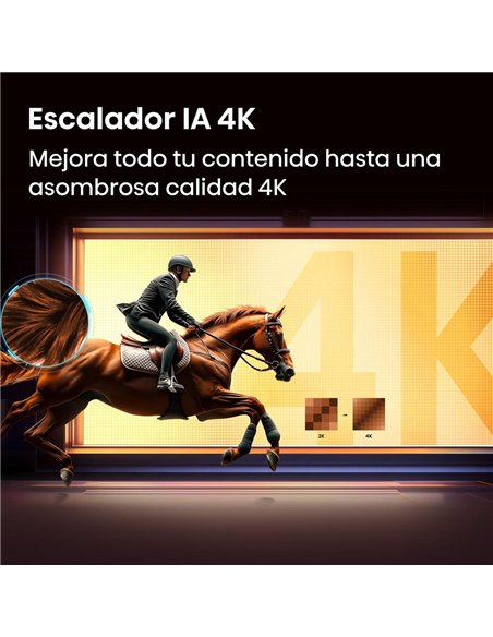 Hisense 43E7S 43" QLED 4K UltraHD 120Hz Smart TV VIDAA HDR10+ Dolby Atmos