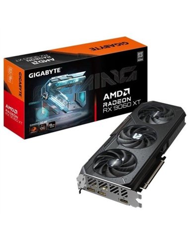 Gigabyte AMD Radeon RX 9060 XT GAMING OC 8GB GDDR6 FSR 4 Tarjeta Gráfica