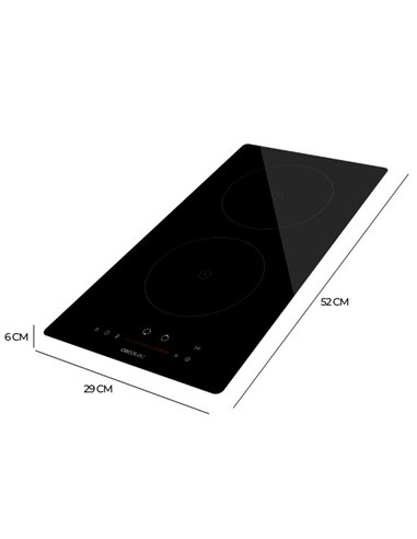 Cecotec Bolero Squad I 2100 Placa de Inducción con 9 Niveles de Potencia