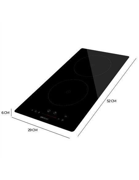 Cecotec Bolero Squad I 2100 Placa de Inducción con 9 Niveles de Potencia