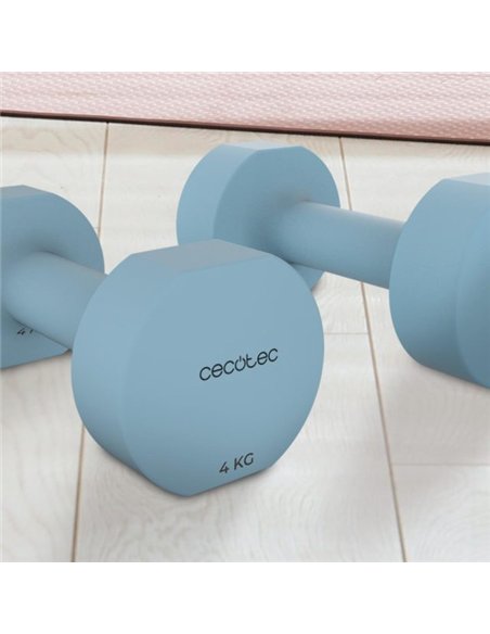 Cecotec Drumfit 400 DoubleNeo Conjunto de 2 Mancuernas de 4kg