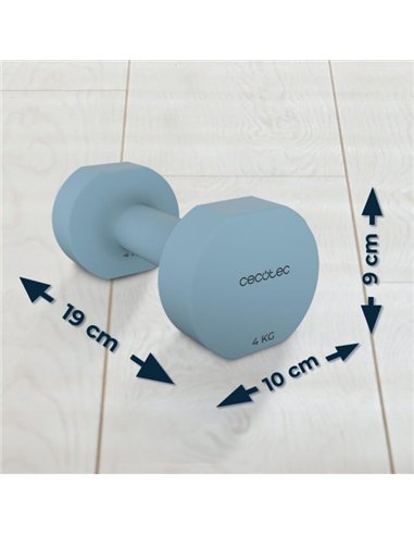 Cecotec Drumfit 400 DoubleNeo Conjunto de 2 Mancuernas de 4kg