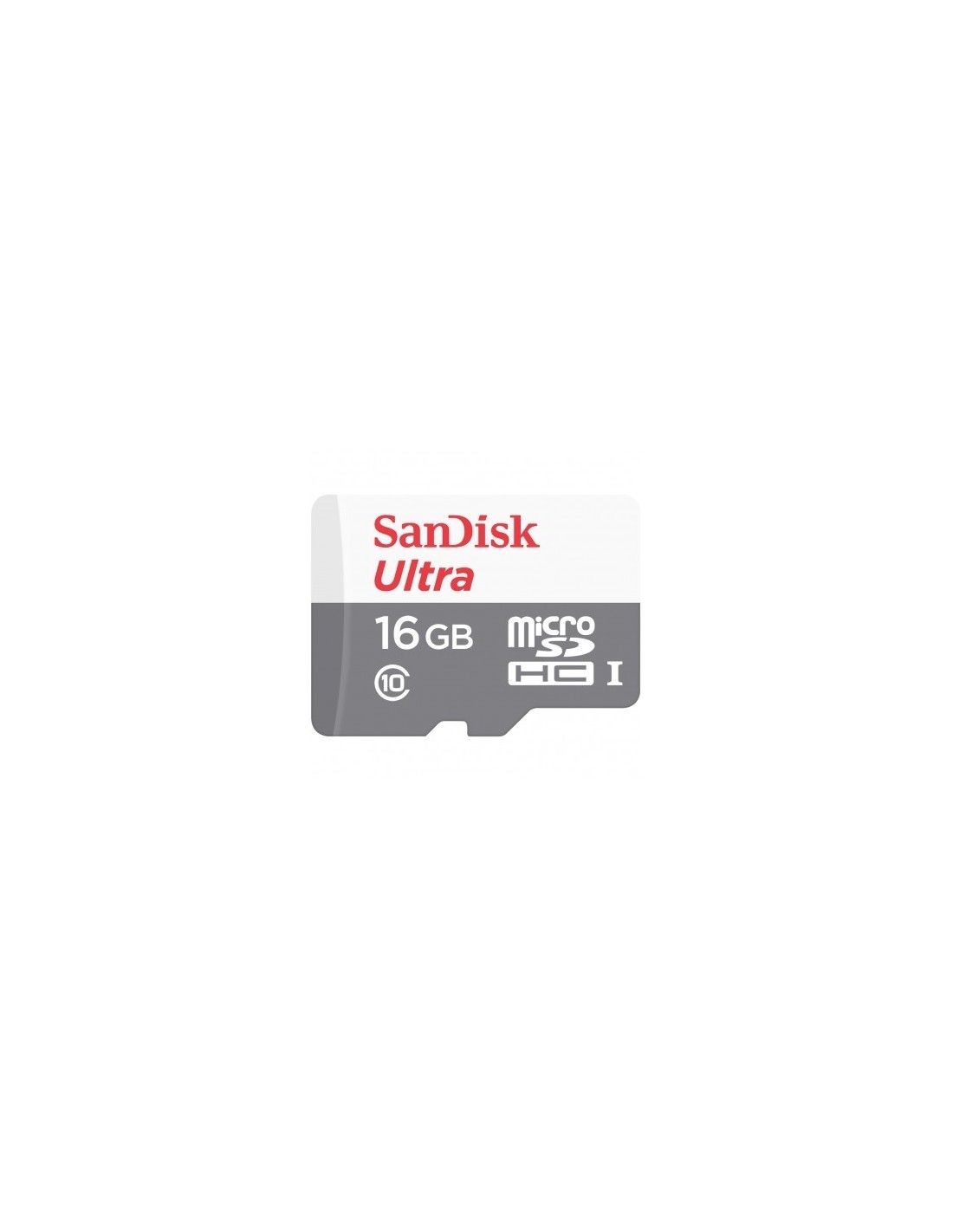 Carte Mémoire MicroSDHC SanDisk Ultra 32 Go - Vitesse Lecture Jusqu'à 80 Mo/s, Classe 10, UHS-I - Avec Adaptateur SD