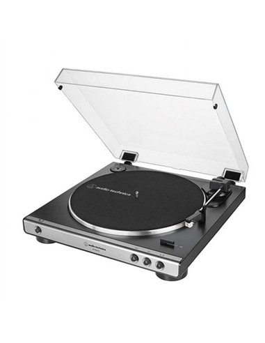 Audio-Technica AT-LP60XUSB Tocadiscos USB RCA Negro/Plata
