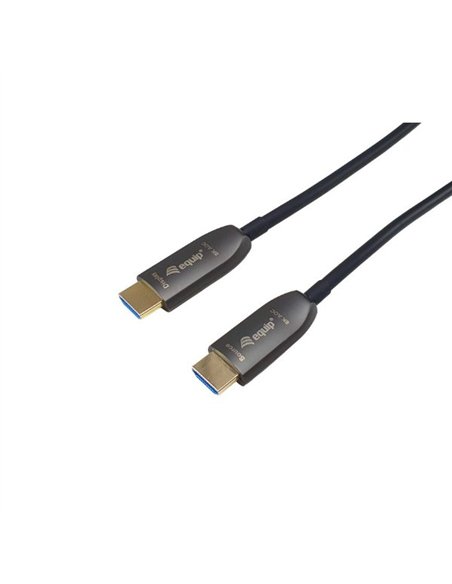 Equip 119423 Cable HDMI 2.1 Óptico Blindado Activo 8K/60Hz 4K/120Hz Negro 100m