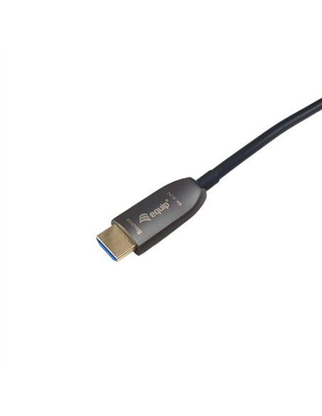 Equip 119423 Cable HDMI 2.1 Óptico Blindado Activo 8K/60Hz 4K/120Hz Negro 100m