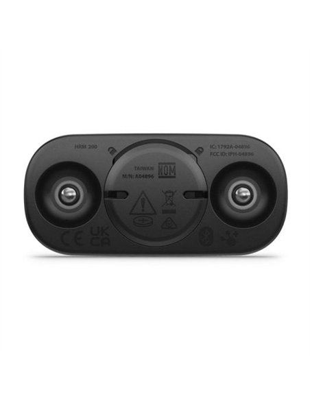 Garmin HRM 200 Banda Pectoral Frecuencia Cardiaca XS-S Negra