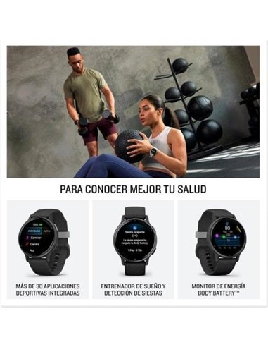 Garmin Vivoactive 5 42mm AMOLED GPS 5ATM Azul Smartwatch
