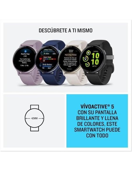 Garmin Vivoactive 5 42mm AMOLED GPS 5ATM Azul Smartwatch
