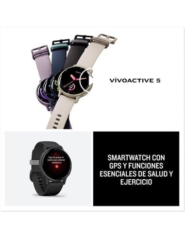 Garmin Vivoactive 5 42mm AMOLED GPS 5ATM Azul Smartwatch