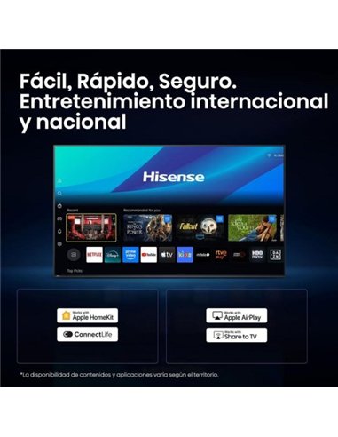 Hisense 40A4S 40" LED FullHD Smart TV VIDAA Televisor