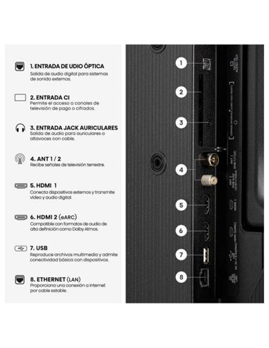 Hisense 40A4S 40" LED FullHD Smart TV VIDAA Televisor