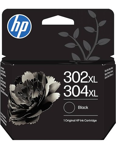 HP 302XL/304XL Negro Tinta