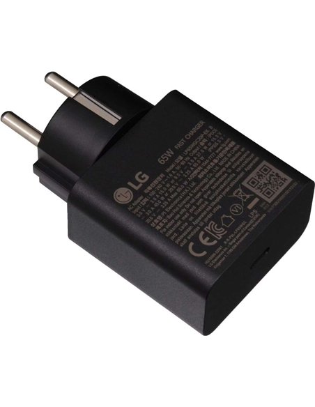 LG EAY65910811 Cargador de Portátil USB-C 65W Negro