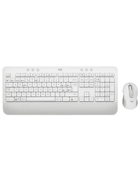 Logitech Signature MK650 Bluetooth Combo Teclado + Ratón Membrana Blanco