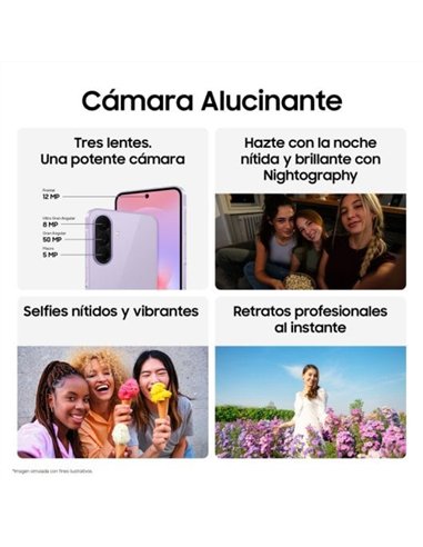 Samsung Galaxy A37 8/256GB 5G Gris Smartphone