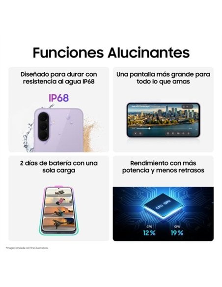Samsung Galaxy A37 8/256GB 5G Gris Smartphone