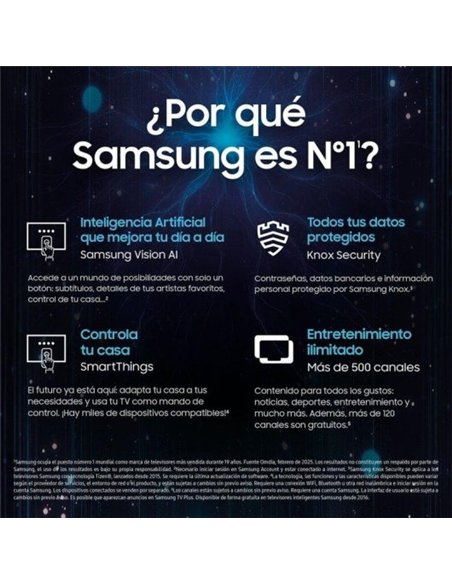 Samsung TU55U7025FK 55" LED 4K UltraHD Smart TV Tizen HDR10 Televisor