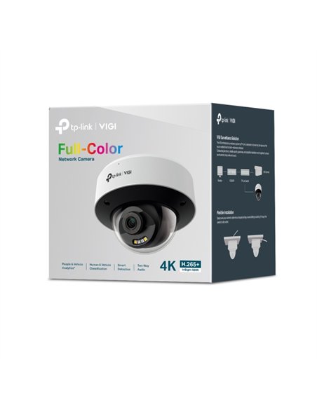 TP-Link VIGI InSight S285 Cámara IP Domo Exterior 4mm 8MP 4K Full Color PoE