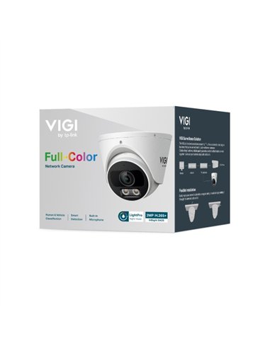 TP-Link VIGI InSight S425 Cámara IP Turret Exterior 2.8mm 2MP LightPro PoE